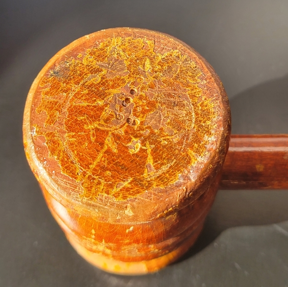 Vintage Wooden Gavel - Picture 7 of 8
